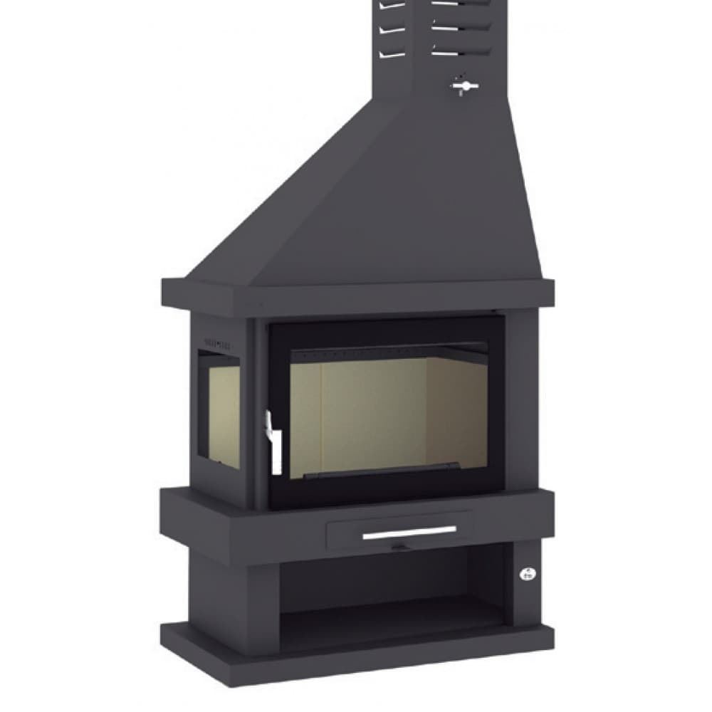 CHIMENEA DE LEÑA C-302 I / C-302 D ( 2 CARAS ) - Imagen 5