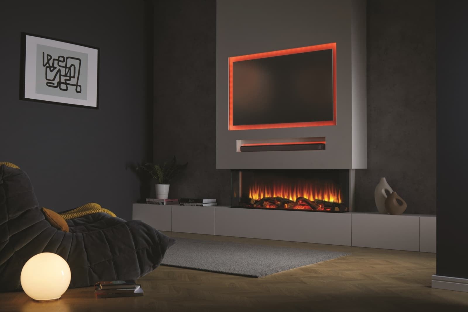 CHIMENEA ELÉCTRICA I1250E DEEP SMART APP BOSCHMARIN - Imagen 1