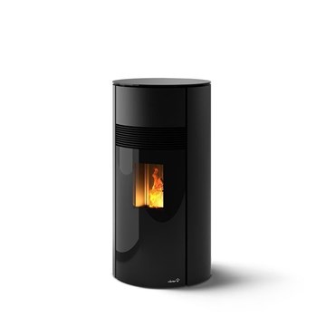 ESTUFA DE PELLETS DIELLE ROUND GLASS 50-70-100 - Imagen 2