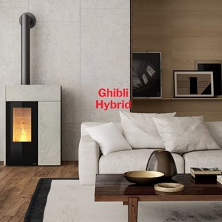 ESTUFA LEÑA/PELLETS GHIBLI HYBRID S02 - Imagen 1