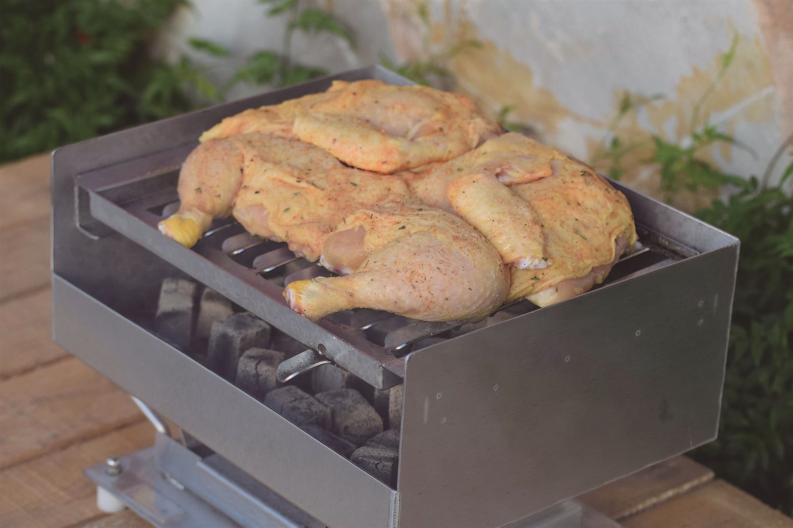 MINI BARBACOA INOXIDABLE (parrilla y plancha) - Barbacoas