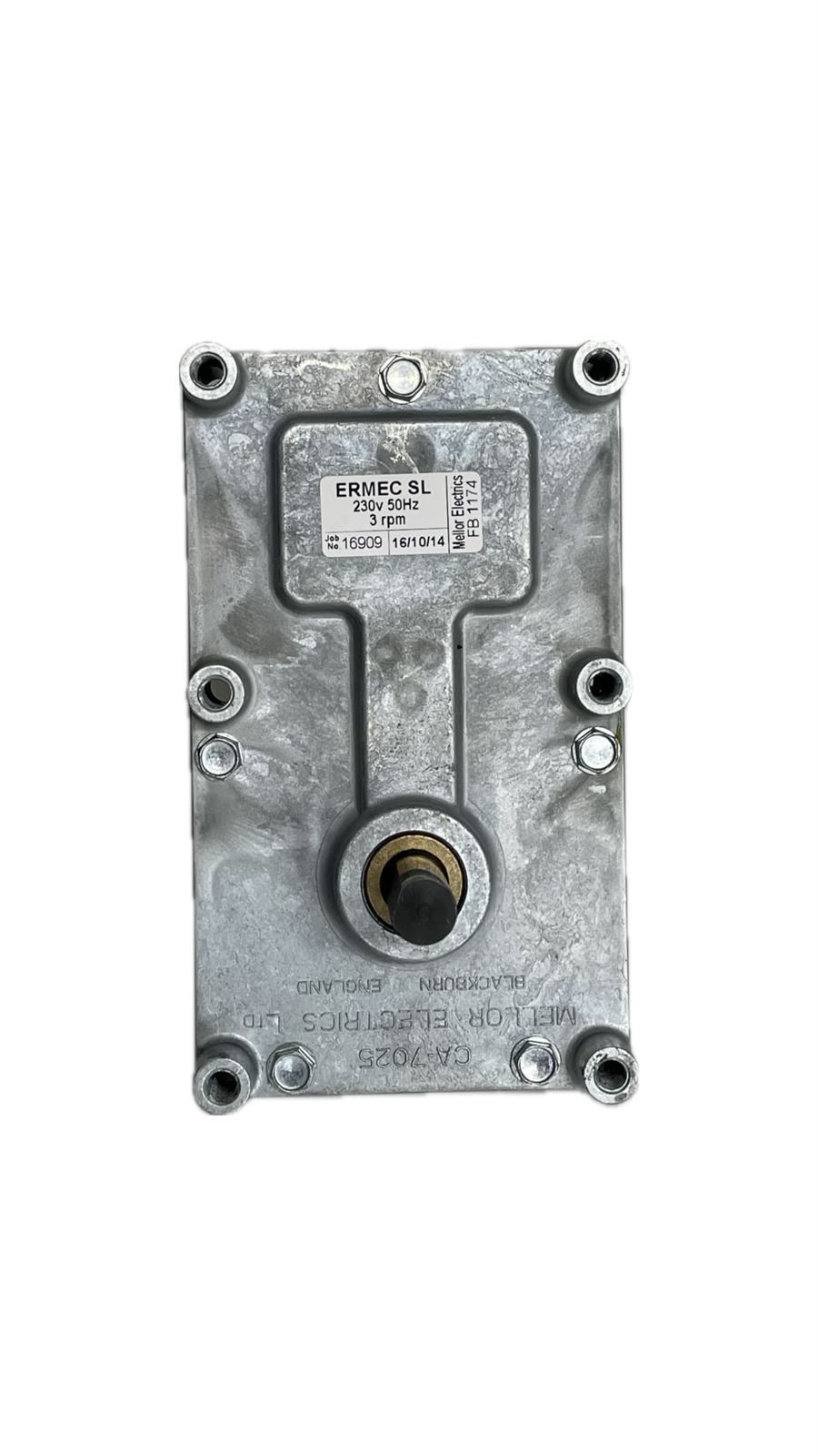 MOTORREDUCTOR MARCA MELLOR 230V 50Hz 3 rpm - Imagen 2