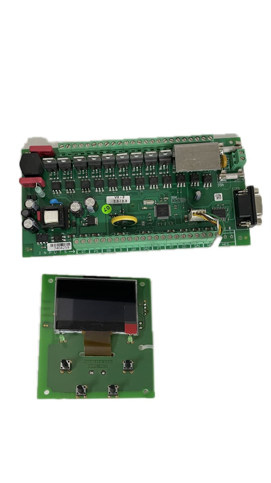 PLACA BASE NATURELA PARA CALDERAS BURNIT Y MATT CON DISPLAY INCLUIDO - Imagen 1